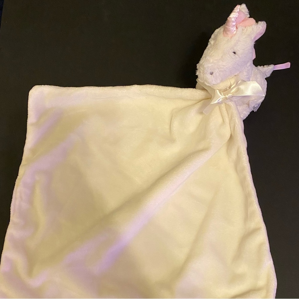 Jellycat Bashful Unicorn White Plush Lovey Security Blanket